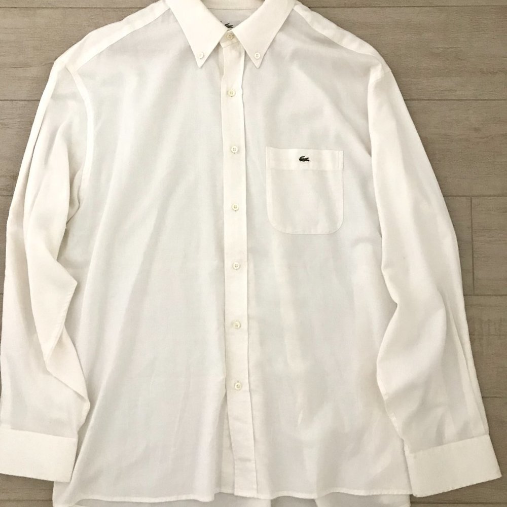 Lacoste Men's button-front, dress shirt size 45